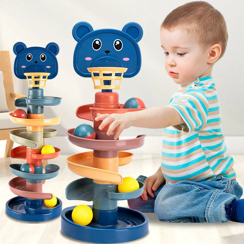 RollingBallTower™ Tour spirale pour balle roulantes.